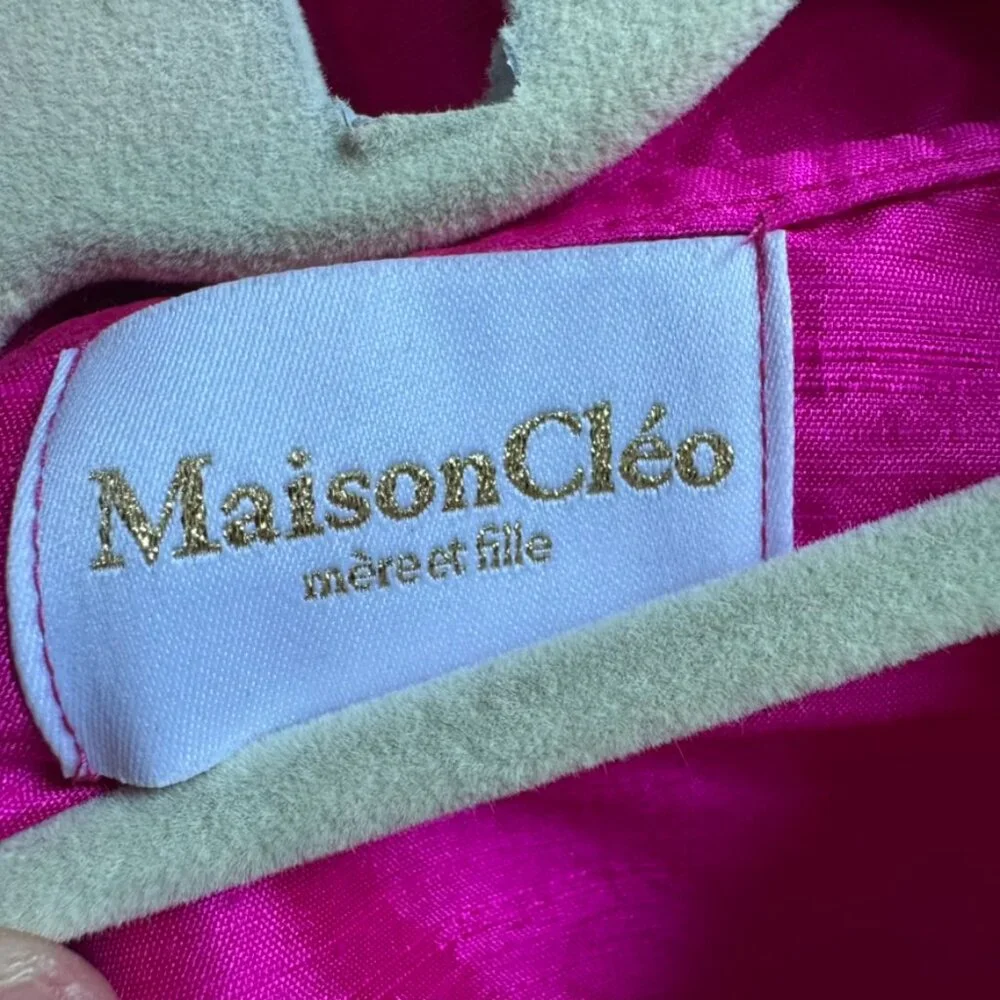 Maison Cleo Ruched Silk wrap top No Scrunchie (sz 38) - Picture 5 of 12